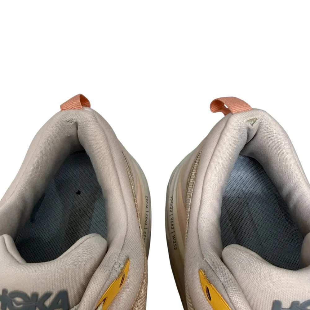 Hoka One One Bondi 8 Running Training Women's Sneaker Cream/Vanilla Size US 9.5